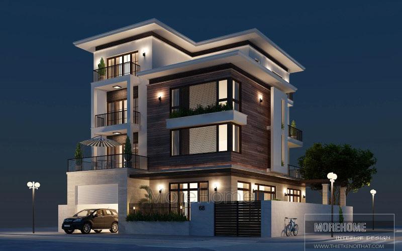 Mặt tiền nhà ốp đá hoa cương Mặt tiền nhà ốp đá hoa cương