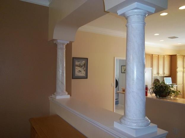 Cột đá hoa cương đẹp