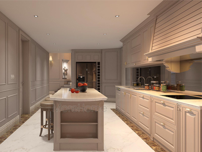 Mẫu tủ bếp cao cấp Morehome